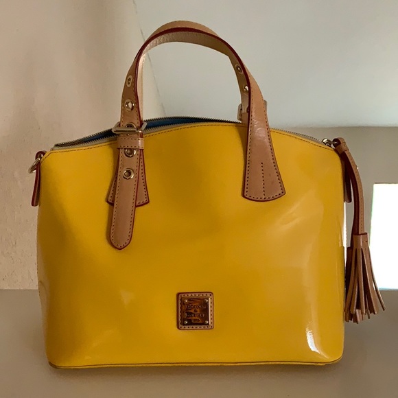 Dooney & Bourke Patent Leather Trina Sachel - Picture 1 of 7
